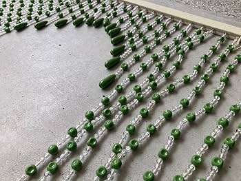 Amazon.co.jp: レトロ ビーズのれん アーチ型 珠のれん 暖簾 昭和