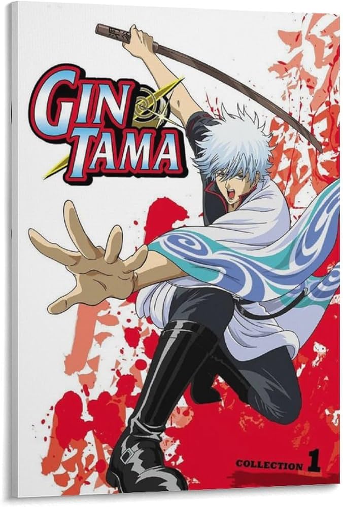 Amazon.co.jp: アニメポスター銀魂ポスター装飾絵画キャンバス壁アート