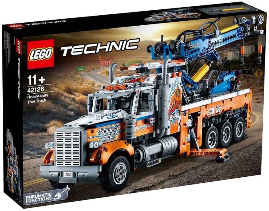 Amazon.com: Lego 42128 Technic Heavy-Duty Tow Truck with Crane Toy