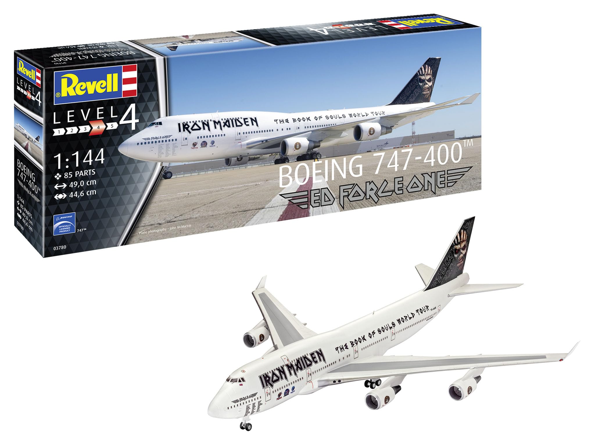 Amazon.co.jp: Revell 03780 ボーイング 747-400 アイアンメイデン