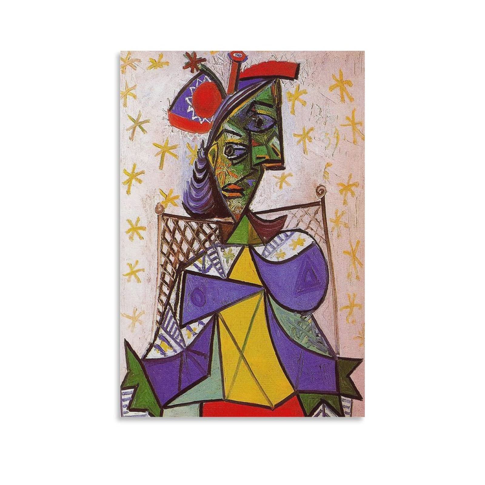 Amazon.co.jp: Pablo Picassoパブロ・ピカソ画家の作品（肘掛け椅子に