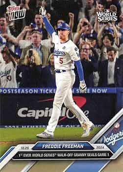 Amazon.com: 2024 Topps Now #866 Freddie Freeman Baseball Card