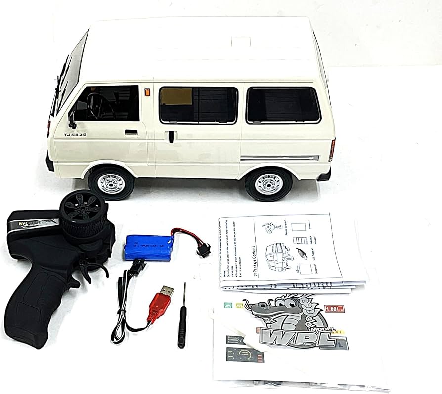 Amazon.co.jp: WPL D-42 2.4GHz 1/10 RTR 軽バン ラジコン 箱バン 軽