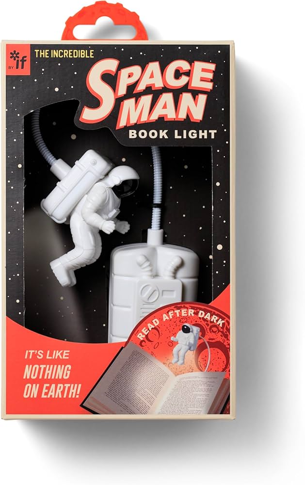 Amazon.com: IF The Incredible Spaceman Book Light - Retro Style