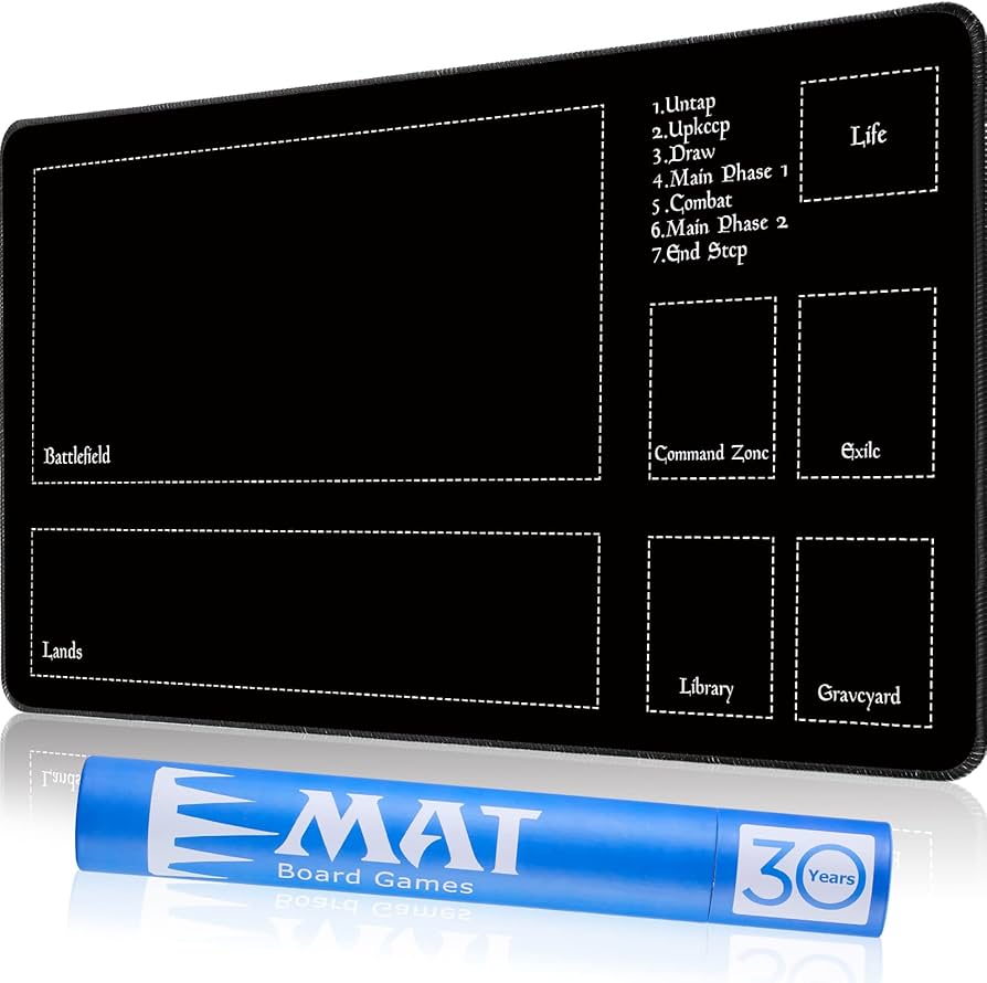 Amazon.com: Biouai Stitched Playmat for MTG Magic The Gathering