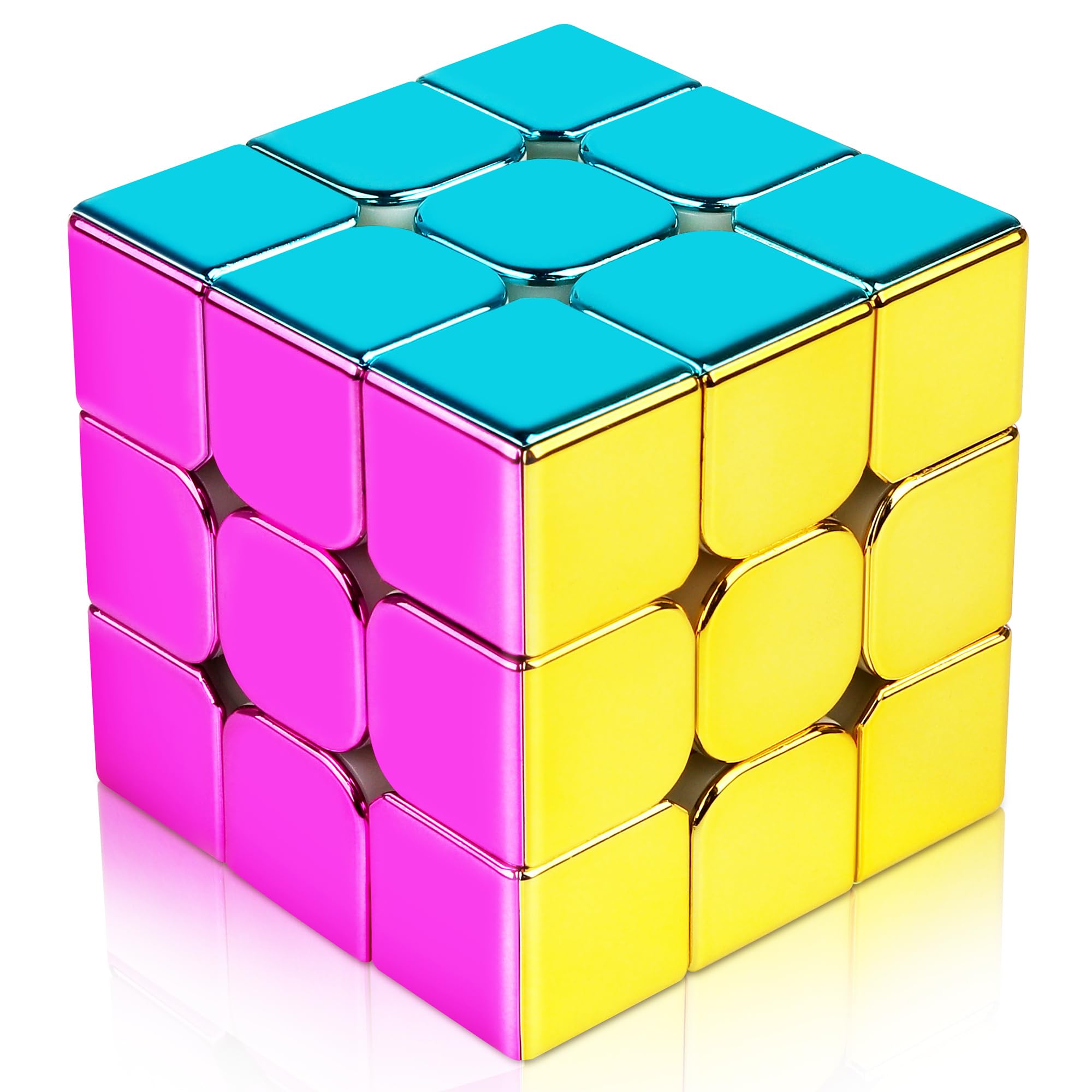 Amazon.com: D-FantiX Mirror Reflective Magnetic Speed Cube 3x3x3