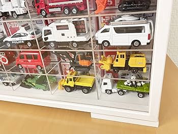 Amazon.co.jp: トミカ48Wアクリル棚ホワイト コレクションケース