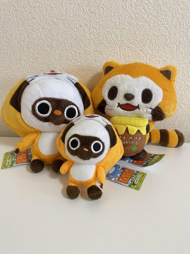 Amazon.co.jp: アメディオ ラスカルぬいぐるみ 3点セット 世界名作劇場