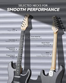 Amazon.com: DONNER DST-80 Electric Guitar 39” Beginner Electric