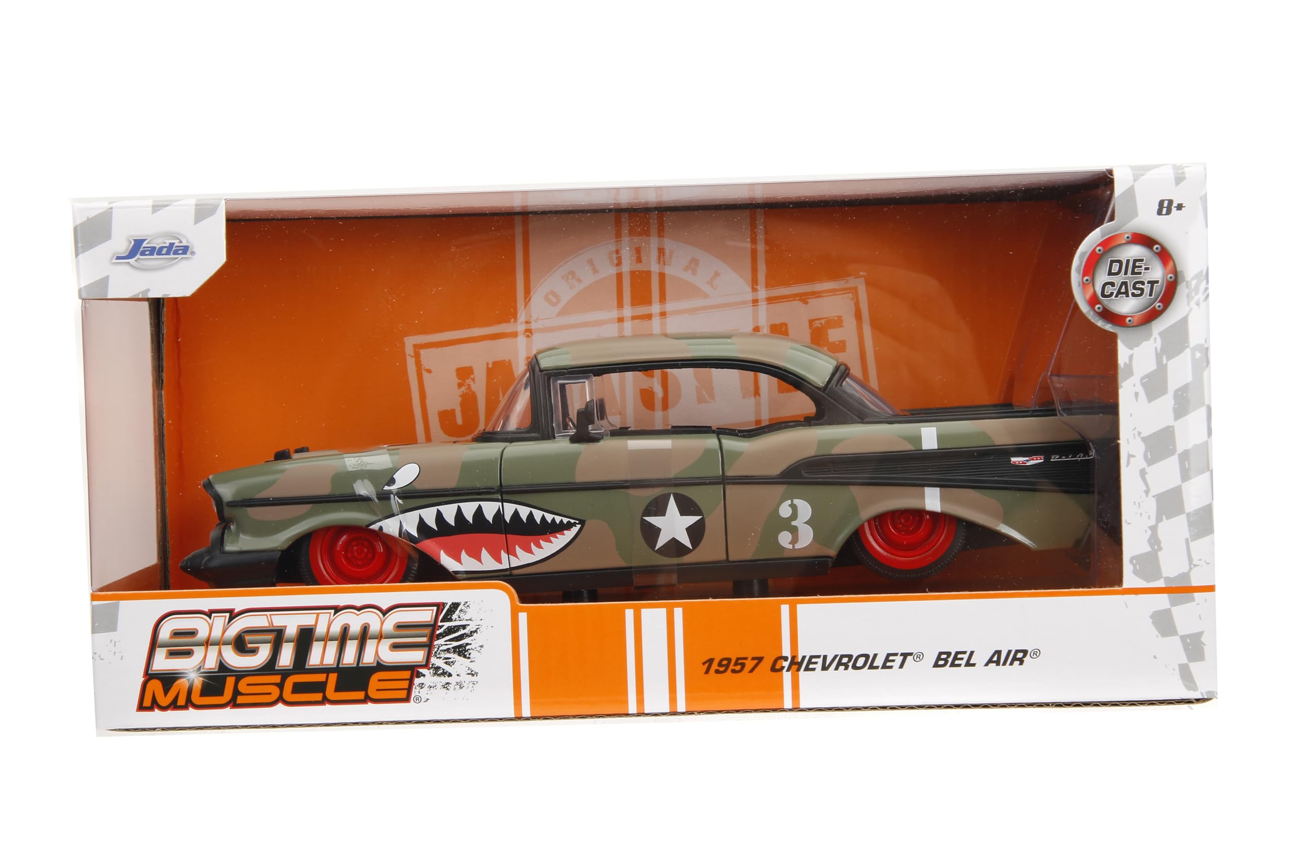 Amazon.co.jp: Jada Toys Big Time Muscle 1:24 1957 Chevrolet Bell