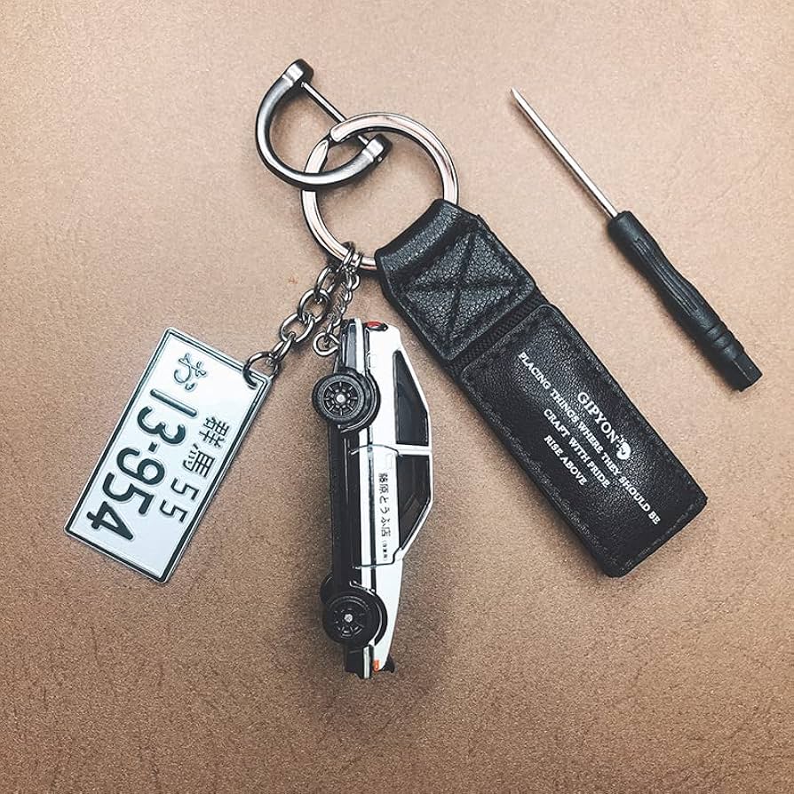 Amazon.co.jp: AE 86合金キーホルダー頭文字D藤原拓海JDM自動車キー