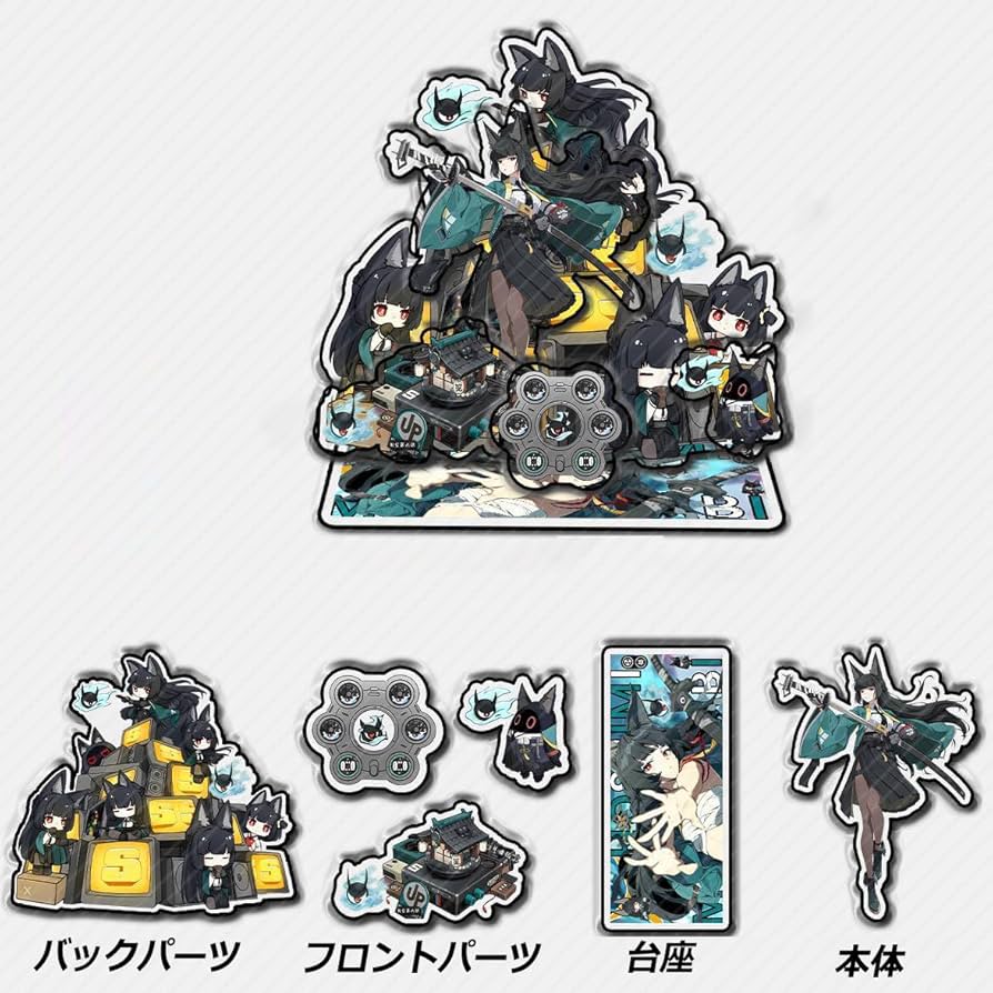 Amazon.co.jp: ゼンレスゾーンゼロ 星見雅 アクリルスタンド 5層 21cm