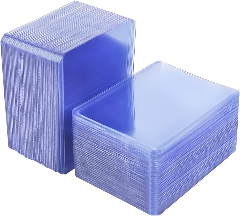 Amazon.co.jp: トレーディングカード ペニースリーブ 40枚 クリア 厚手