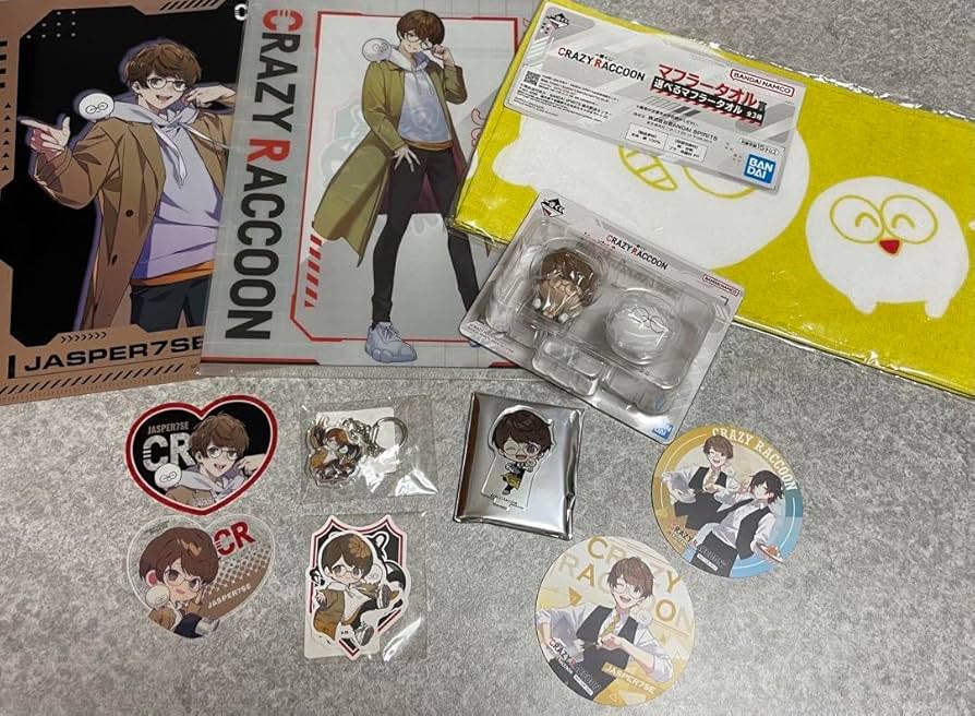 Amazon.co.jp: CR Crazy Raccoon じゃすぱー jasper セット : おもちゃ