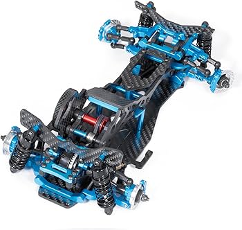 Amazon.com: JGGZONE Metal Alloy & Carbon Fiber 1/10 RC Chassis