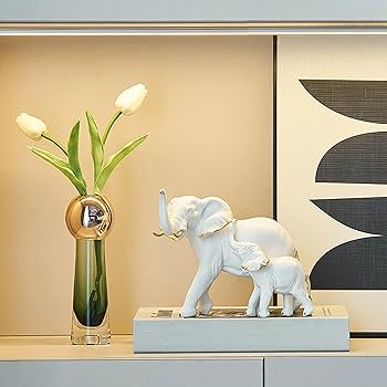 Amazon.com: XINXUAN Elephant Statue Home Decor, Elephant Brings