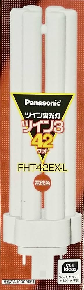 Amazon | パナソニック ツイン蛍光灯 42W形 電球色 6本束状ブリッジ