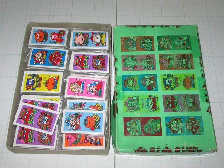 Amazon | 角面子 184枚 ビックリマン? パチモノ ? 5枚入り36袋+4枚 箱