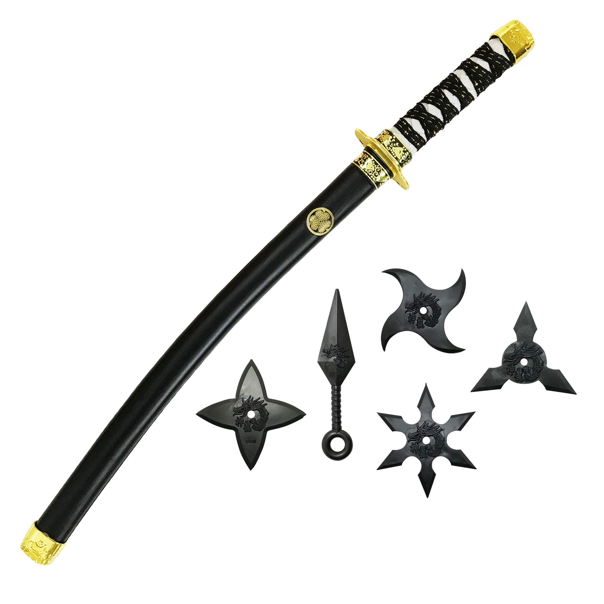 Amazon | 日本刀 侍 忍者 ニンジャ 手裏剣 苦無 おもちゃ なりきり