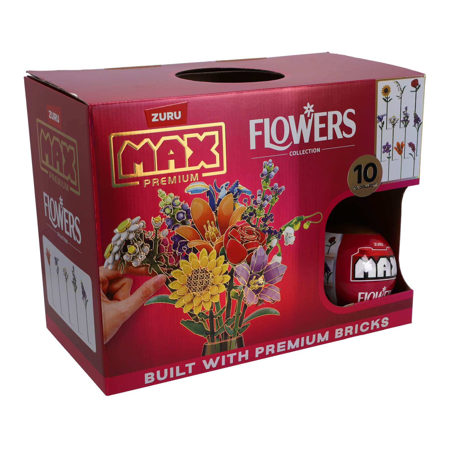 Amazon | Zuru Max Flowers 1ピース | 積み木 | おもちゃ