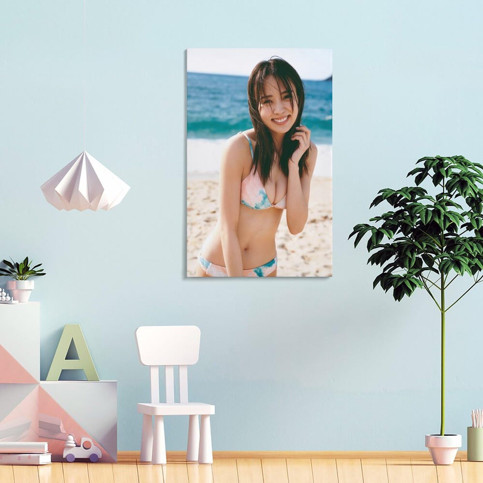 Amazon.co.jp: 小林由依(櫻坂46)最新グラビア水着画像のポスター