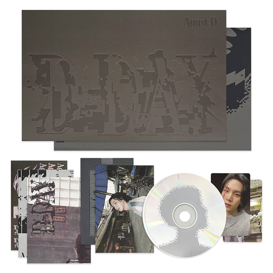 Agust D(SUGA) of BTS - [D - DAY] (VERSION 02) Photo Book + Lyric