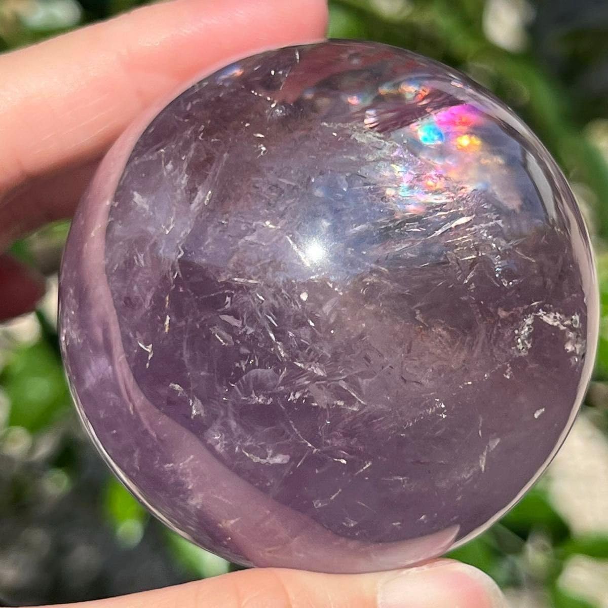 天使の指紋 スモーキーアメジスト スフィア