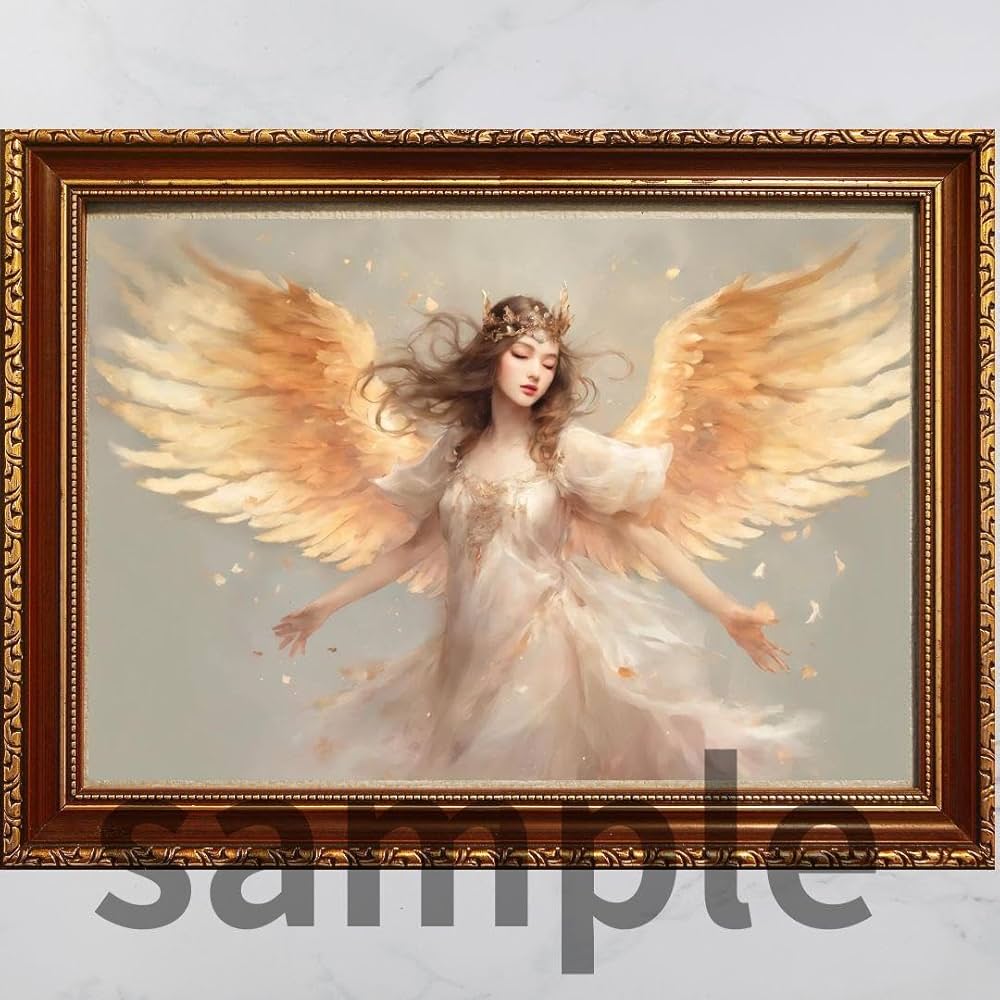 Amazon.co.jp: 大天使カブリエル様 67番開運絵画、風水、幸運アート