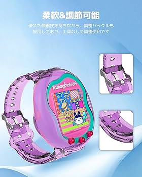 Amazon.co.jp: Tamagotchi Uni 用 きせかえベルト[YAJOJO] 全面保護 防