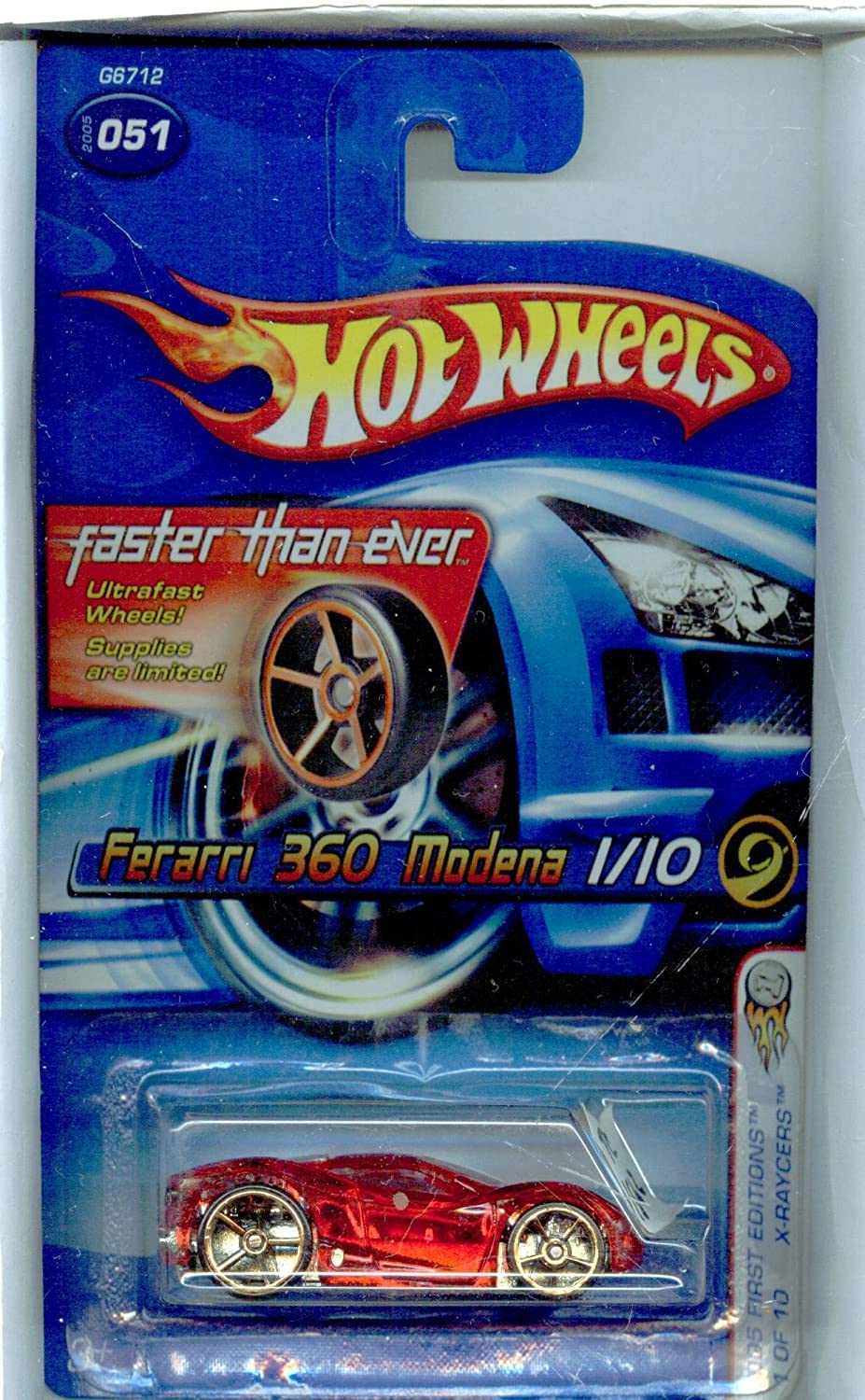 Amazon.com: Hot Wheels 2005-051 First Editions Ferrari 360 Modena