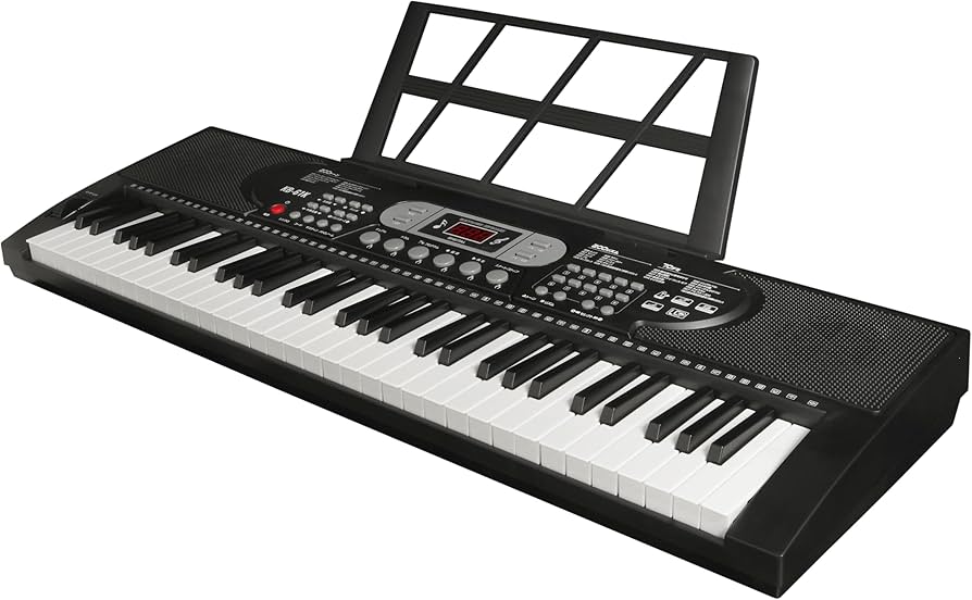 Amazon | クマザキエイム 光った鍵盤をなぞるだけ！ガイド機能付き電子