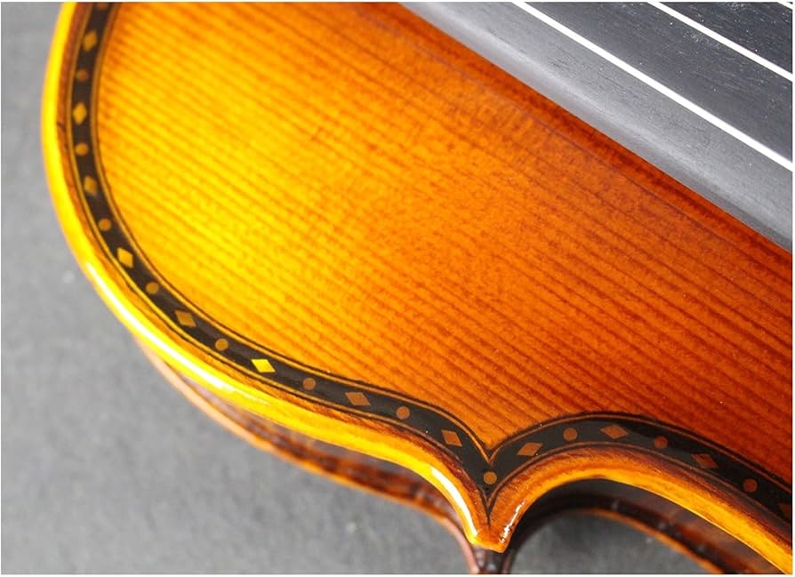 Amazon.co.jp: バイオリン 4/4 彫刻バイオリン、美しい描画ワンピース