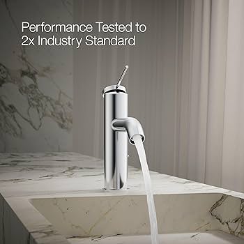 KOHLER 77958-4A-CP Components® Single-Handle 1.2 GPM Bathroom Sink