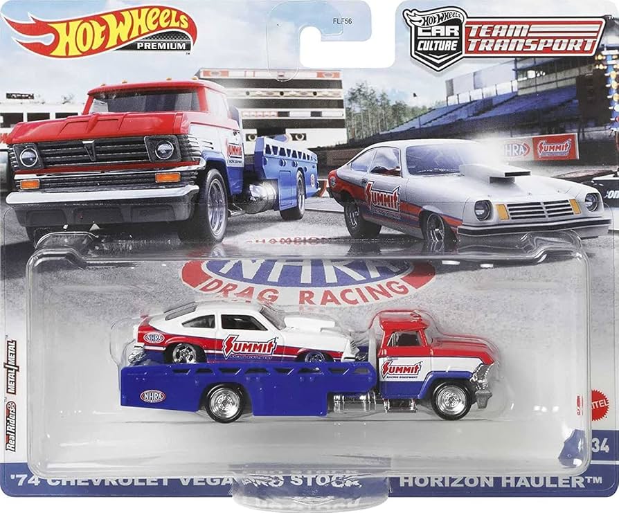 Amazon.com: Hot Wheels '74 Chevy Vega Pro Stock Horizon Hauler