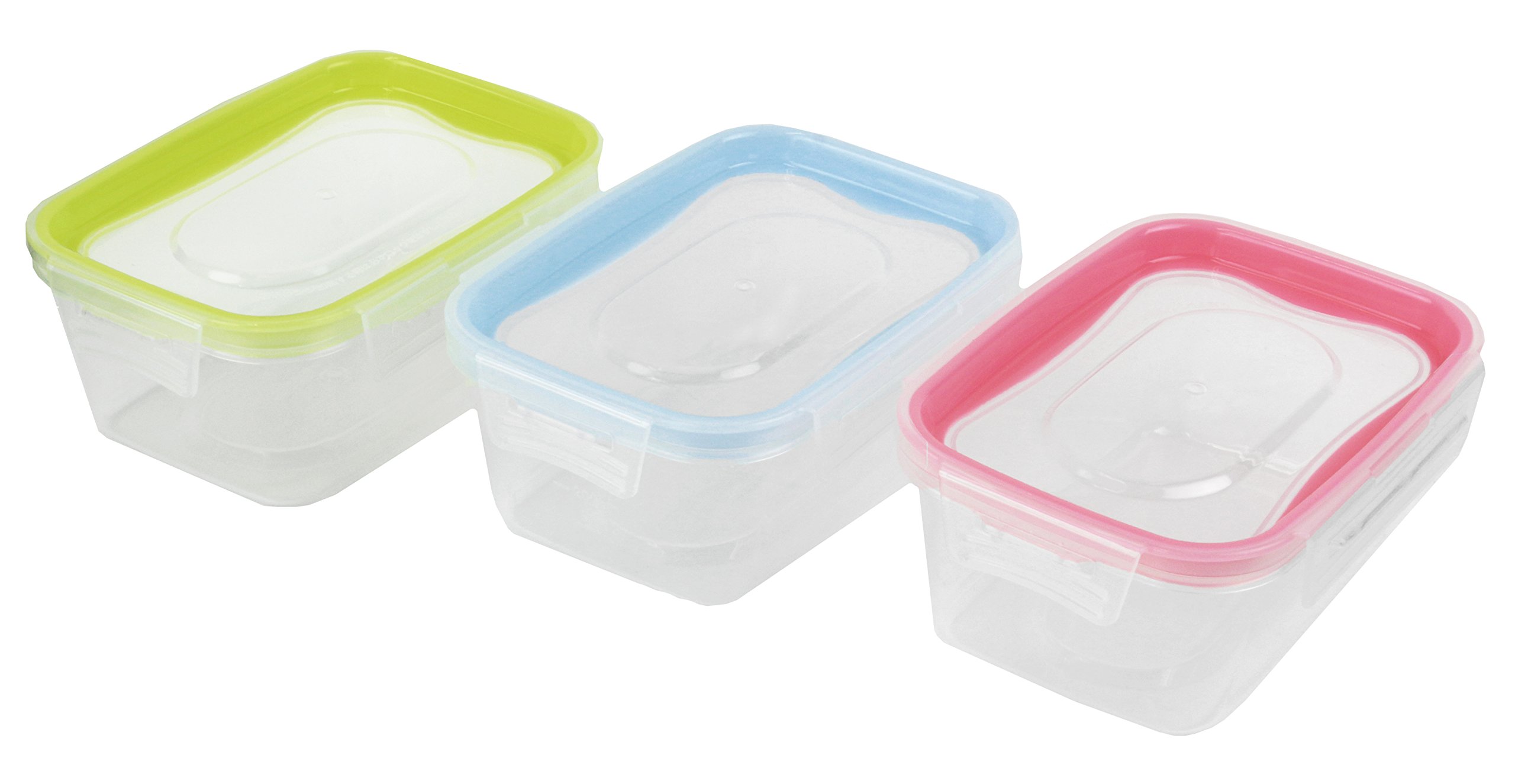 Amazon｜パール金属 洗いやすい 保存 容器 長方形 M 3個組 電子レンジ
