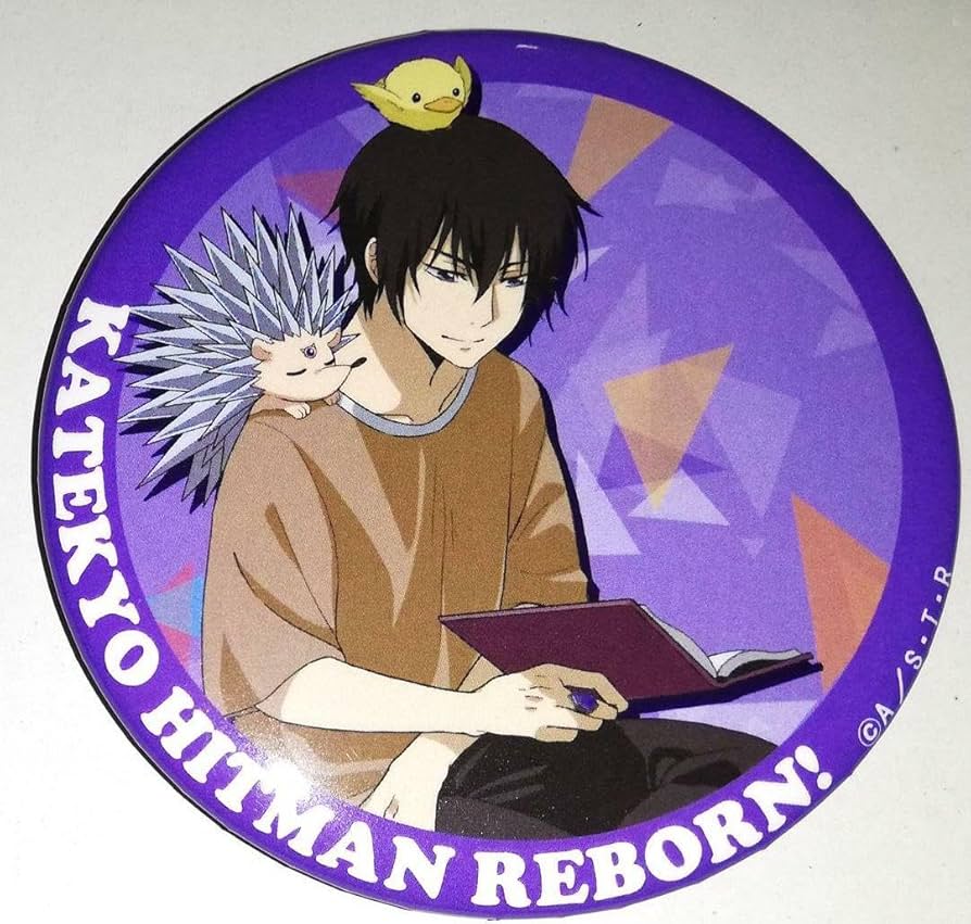 Amazon.co.jp: リボーン 雲雀恭弥 ロール ヒバード 缶バッジ SMILE