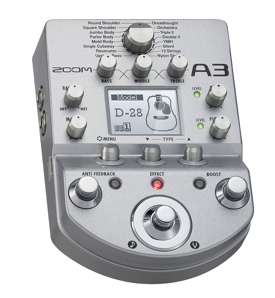 Amazon.co.jp: ZOOM マルチエフェクター アコースティック ギター A3