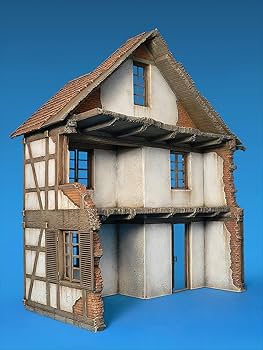 Amazon | ミニアート 1/35 ドイツの都市の建物 ジオラマアクセサリー
