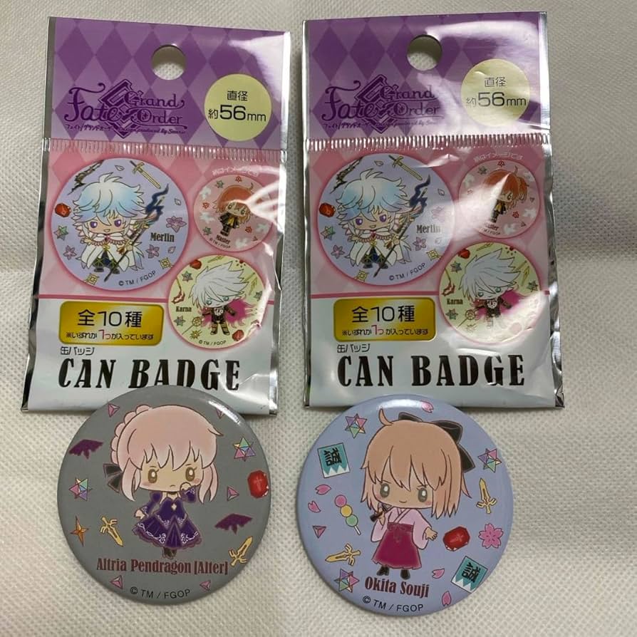 Amazon | FGO× seria 缶バッジ サイバーオルタ沖田総司 | バッジ