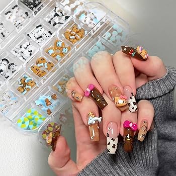 Amazon.co.jp: ネイルパーツ キティ リボン 1ケース入り 可愛い 大きい