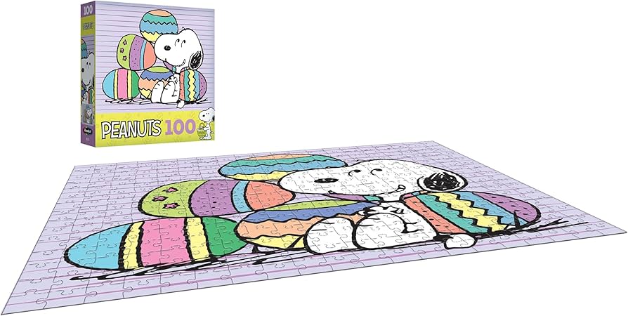 Amazon | スヌーピー & イースターエッグ ジグソーパズル ピーナッツ