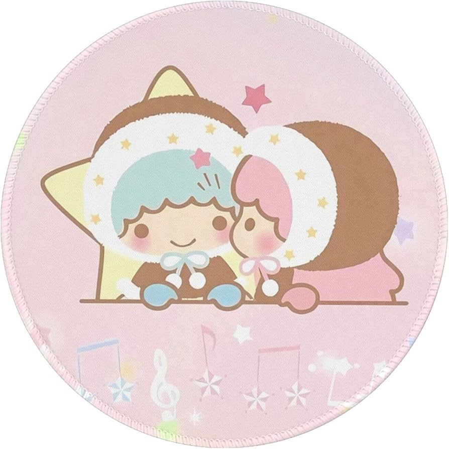 Amazon.co.jp: リトルツインスターズ キキララ 丸形 ゲーミングマウス