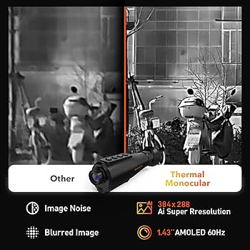 Amazon | XYTEC Ai15 サーマル単眼鏡 [AI超解像] サーマルイメージング