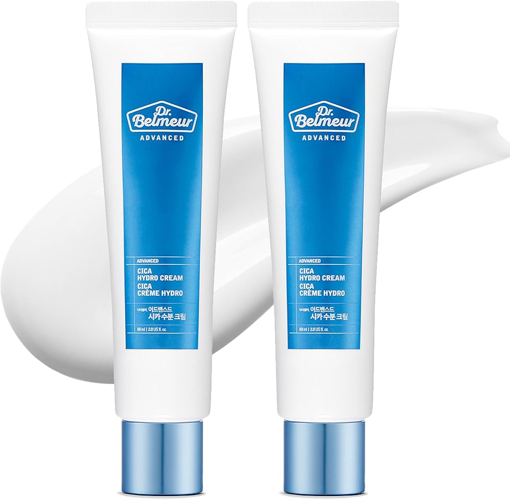 Amazon.com: DR. BELMEUR Advanced Cica Hydro Cream Special Set (2fl