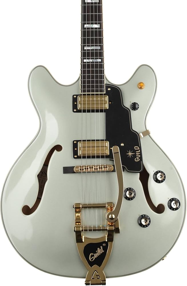 Amazon | GUILD (ギルド) セミアコｰｽﾃｨｯｸギター DC ギルド ビブラート