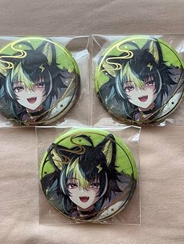 Amazon | にじさん 妖怪万化 缶バッジ 伊波ライ | バッジ | おもちゃ