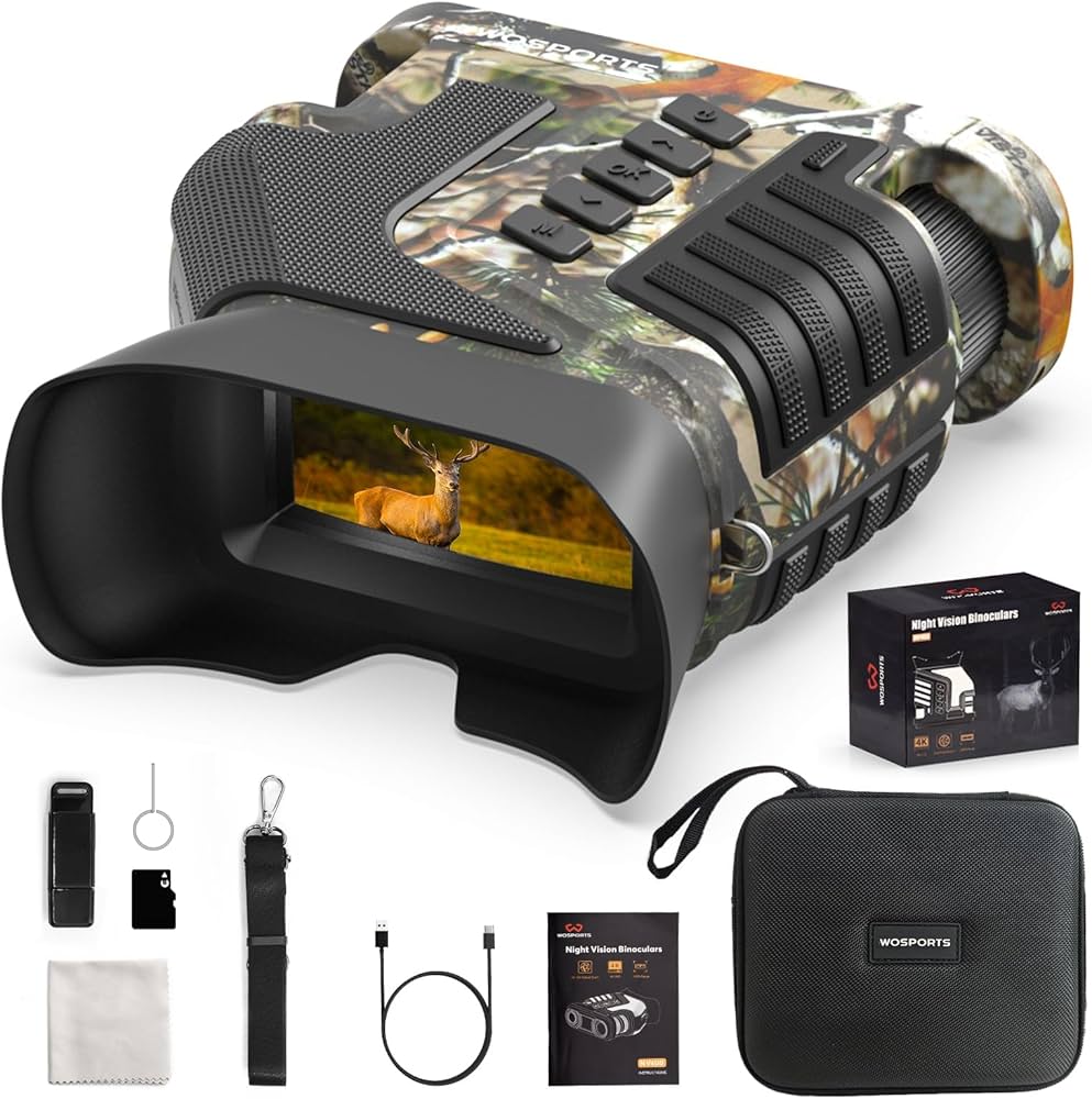 Amazon | Wosports 暗視スコープ 暗視鏡 ナイトスコープ 4Kナイト
