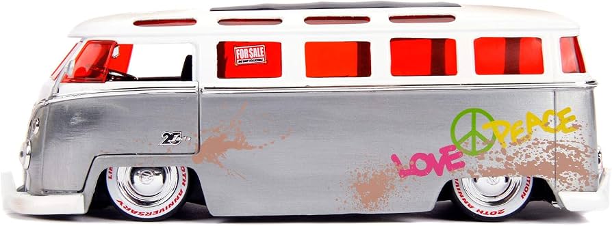 Amazon.com: 1:24 Jada 20 - for Sale - '62 VW Bus : Arts, Crafts