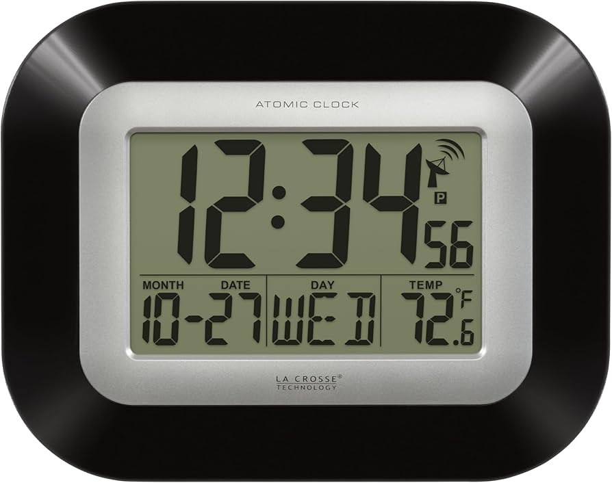 Amazon.com: La Crosse Technology Atomic Wall/Table Clock, 7.2-inch