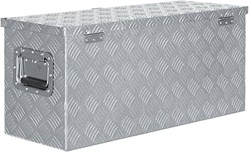 Amazon.co.jp: vidaXL アルミボックス 80x30x35cm シルバー : 車＆バイク